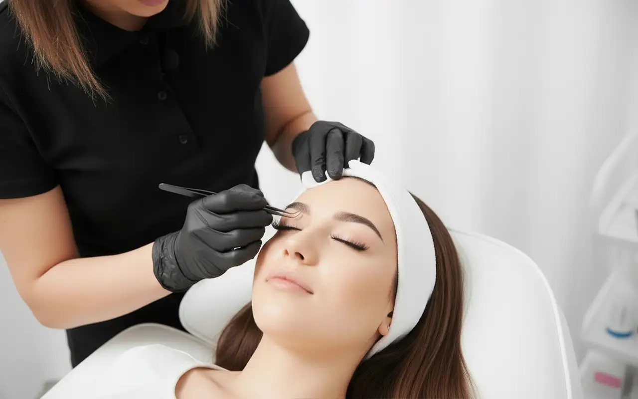 Wimpern- und Augenbrauen Lifting im Kosmetikstudio Augsburg Königsbrunn